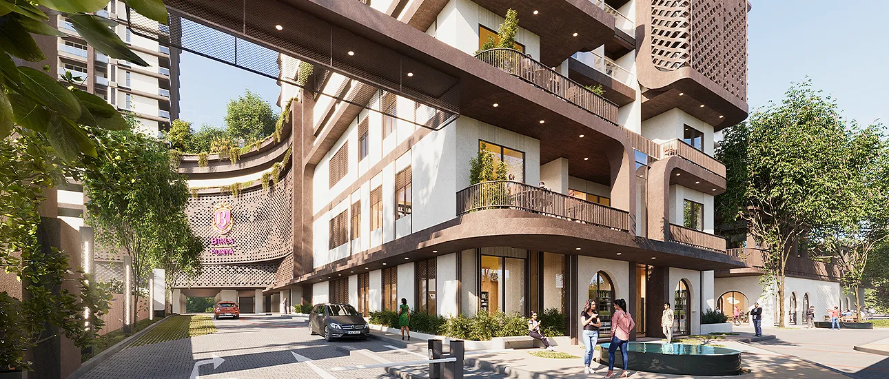 Birla Punya urban terraces with landscaped residential spaces in Pune